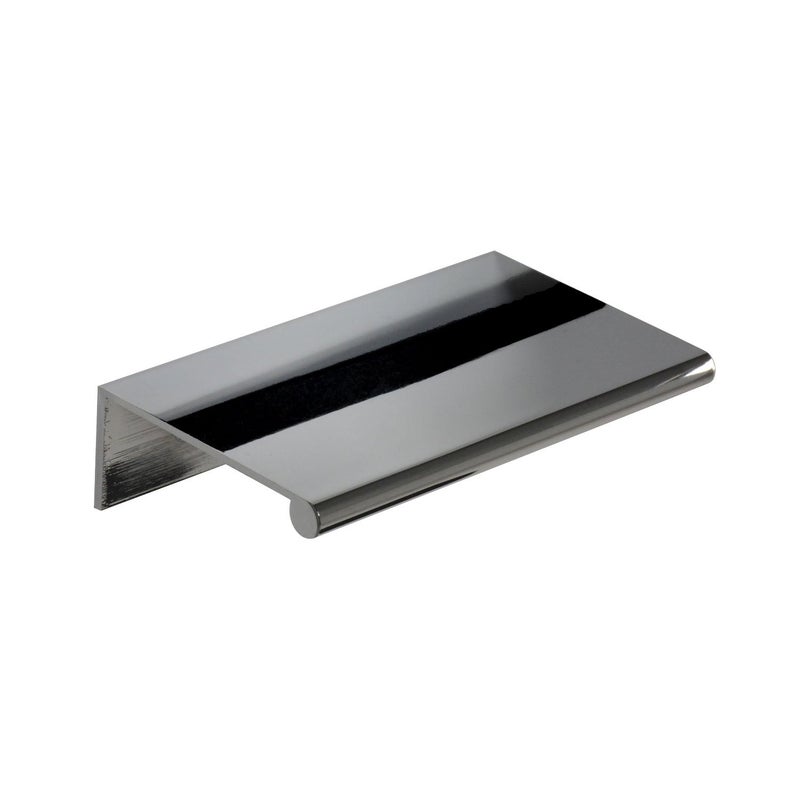CKP #3306-3 in Brand Back Mount Finger Edge Pull, Polished Chrome - 10 Pack - Image 1